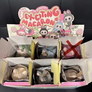 REAL AUTHENTIC POPMART EXCITING MACARON LABUBUS (CLOTH TAG)